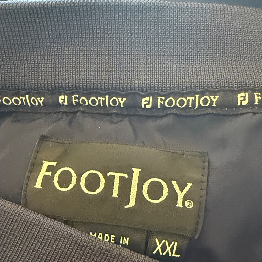 FootJoy Men's Navy Windbreaker Jacket size XXL. Excellent condition - Picture 3 of 5